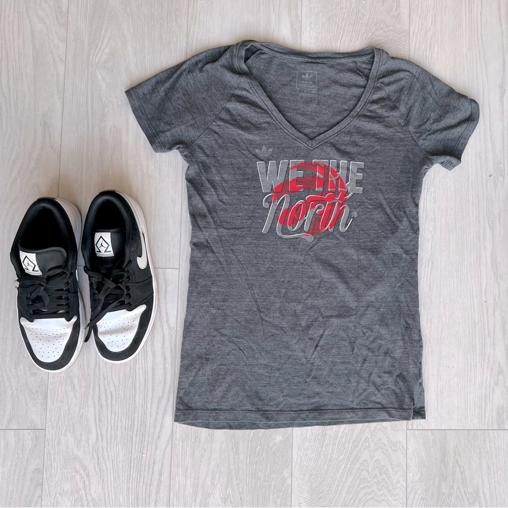 Adidas Toronto Raptors We The North V neck Tee